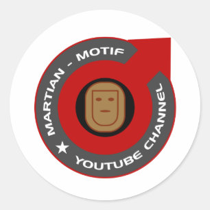 Sticker Rond Rendre la grandeur de Mars