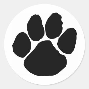 STICKER ROND REPAIRE DE CHATS SAUVAGES