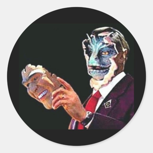 Sticker Rond reptilien (Devant)