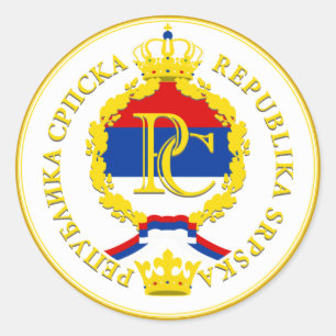 Sticker Rond Republika Srpska