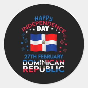 Sticker Rond République 180e anniversaire de l'indépendance Dra
