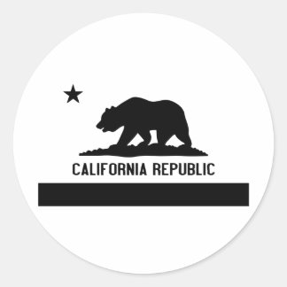 Sticker Rond République de Californie
