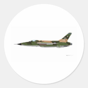 Sticker Rond République F-105 Thunderchief