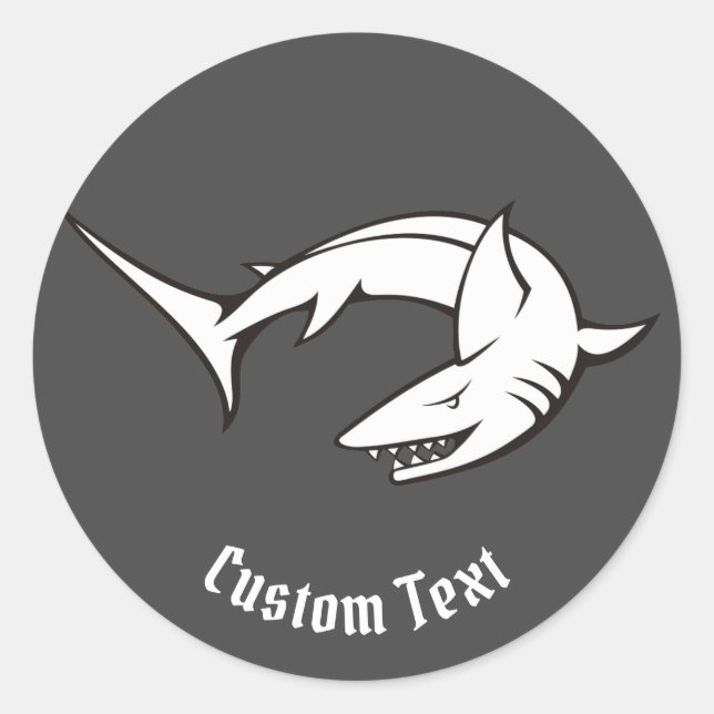 Sticker Rond Requin (Devant)