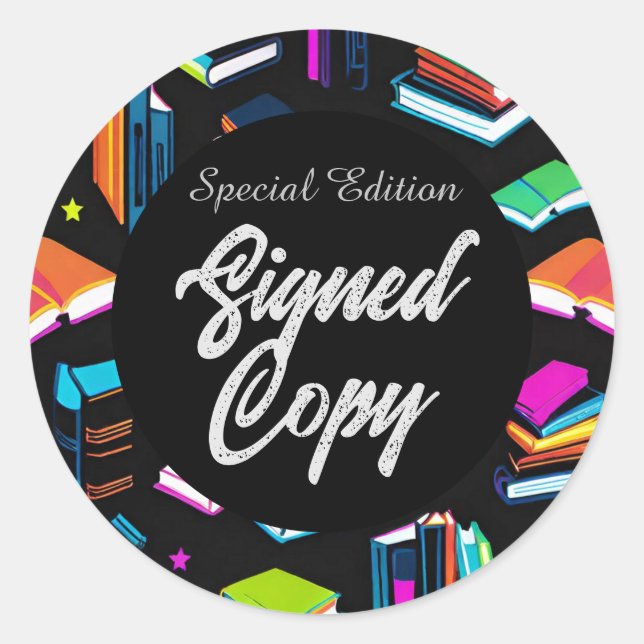 Sticker Rond Réservation Colorée 2 (Devant)