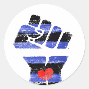 Sticker Rond Résistance en cuir