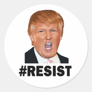Sticker Rond Résister