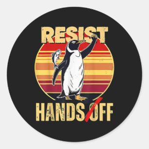 Sticker Rond Résister À La Résistance Manque De Manifestation D
