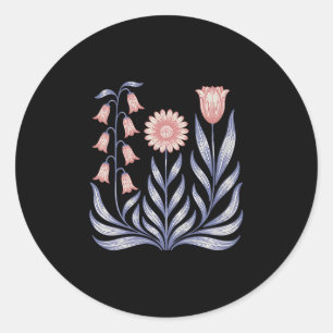 Sticker Rond Résister subtilement Trump Digitale Gantée Daisy T