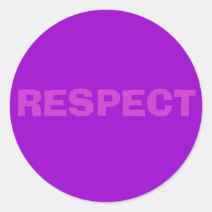 STICKER ROND RESPECTER