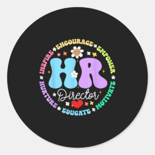 Sticker Rond Ressources Humaines Directeur De La Rh Appréciatio