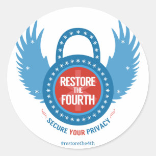 Sticker Rond Restaurer Le Quatrième...