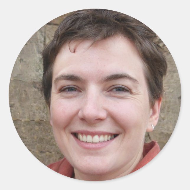 Sticker Rond Reste Aventuré, Mon Ami (Devant)