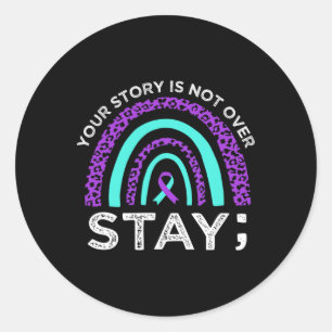 Sticker Rond Restez Votre Histoire N'Est Pas Sur La Prévention