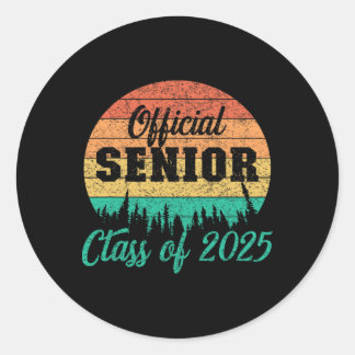 Sticker Rond Retour À L'École4 Senior 2025