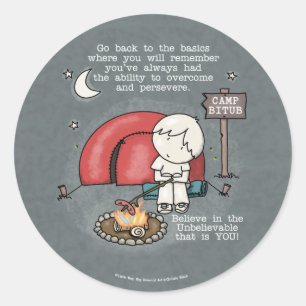 Sticker Rond Retour aux fondamentaux