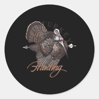 Sticker Rond Retour de la Turquie sauvage
