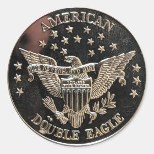 Sticker Rond Retour de l'aigle d'argent en 1985