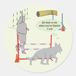 Sticker Rond Retournez-Moi