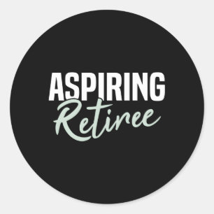 Sticker Rond Retrait de retraite anticipé