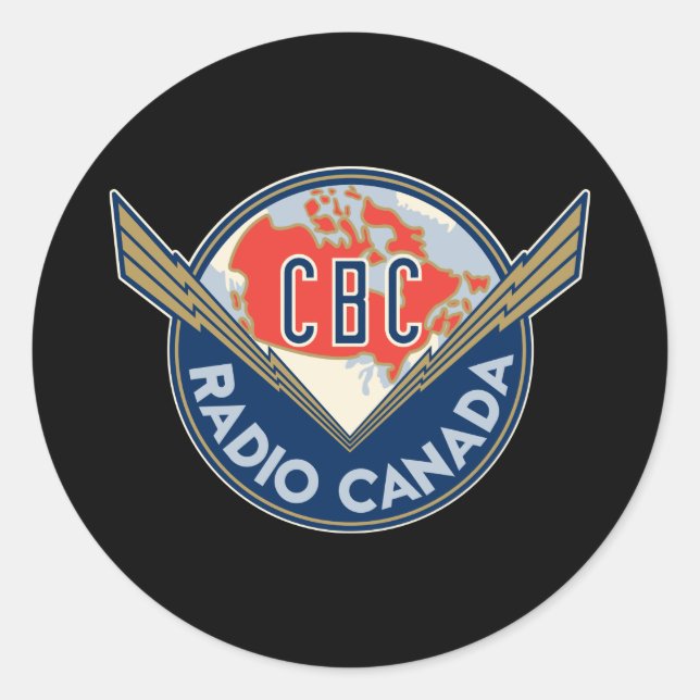 Sticker Rond  Rétro 1940-1958 (Devant)