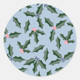 Sticker Rond Retro Holly