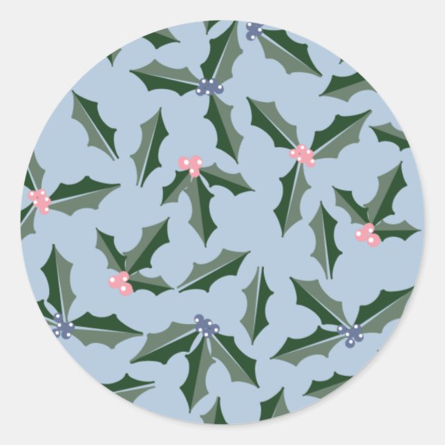 Sticker Rond Retro Holly (Devant)