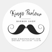 Retro Mustache - Barber Shop