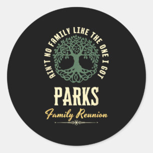 Sticker Rond Retrouvailles familiales 2025 Conception de jumela