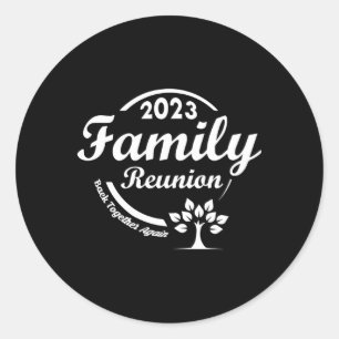 Sticker Rond Retrouvailles Familiales Retrouvailles Familiales