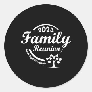 Sticker Rond Retrouvailles Familiales Retrouvailles Familiales