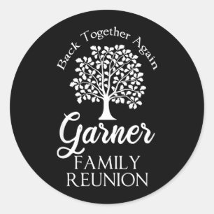 Sticker Rond Réunion de famille Garner de nouveau ensemble pour