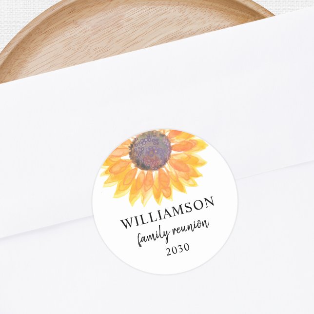 Sticker Rond Réunion familiale (Créateur téléchargé)