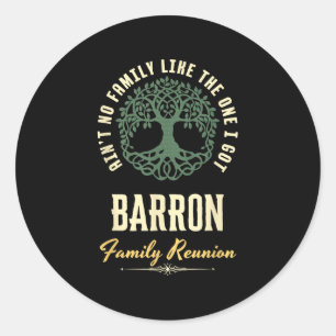 Sticker Rond Reunion familiale 2025 Conception correspondante -