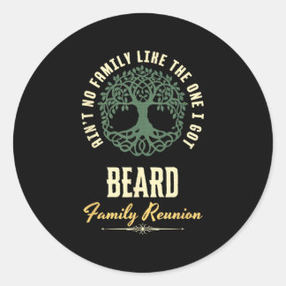 Sticker Rond Reunion Familiale 2025 Conception Correspondante -