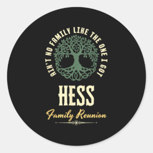 Sticker Rond Reunion familiale 2025 Conception correspondante -