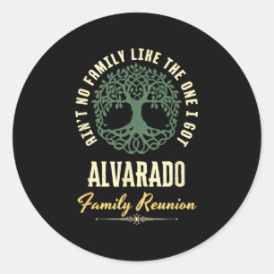 Sticker Rond Reunion Familiale 2025 Conception Correspondante -