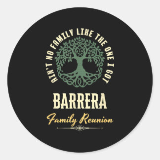 Sticker Rond Reunion familiale 2025 Conception de jumelage - Ba