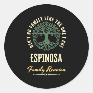 Sticker Rond Reunion familiale 2025 Conception de jumelage - Es