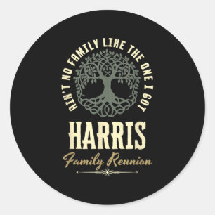 Sticker Rond Reunion familiale 2025 Conception de jumelage - Ha