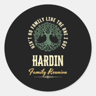 Sticker Rond Reunion familiale 2025 Conception de jumelage - Ha