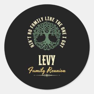 Sticker Rond Reunion familiale 2025 Conception de jumelage - Le