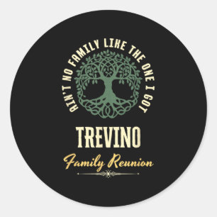 Sticker Rond Reunion familiale 2025 Conception de jumelage - Tr
