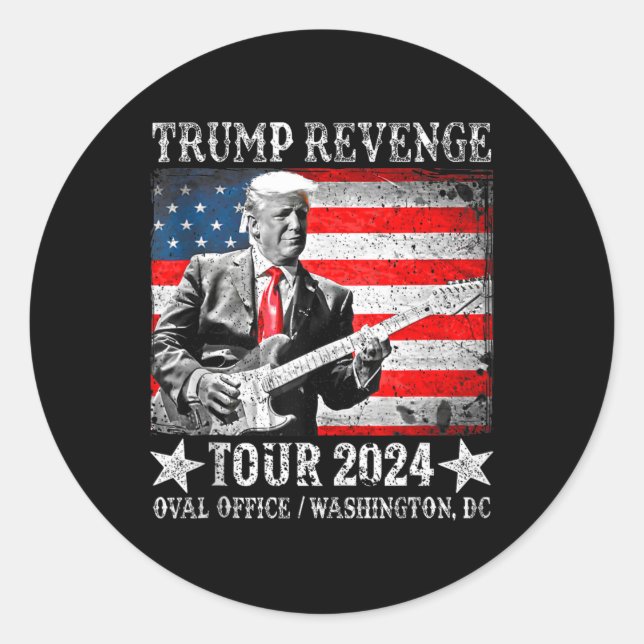 Sticker Rond Revenge Tour 2024 (Devant)