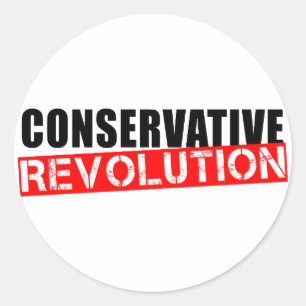Sticker Rond Révolution conservatrice