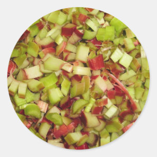 Sticker Rond Rhubarb