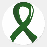 Ribbon vert émeraude de la maladie du foie 3