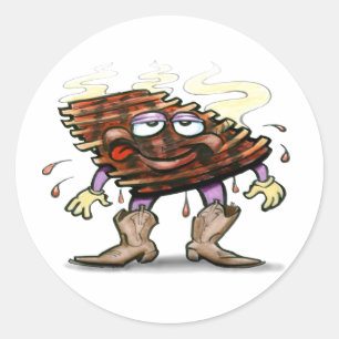 Sticker Rond Ribs