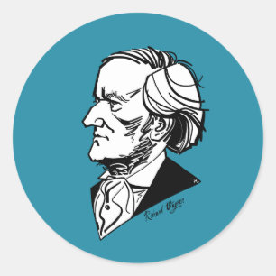 Sticker Rond Richard Wagner