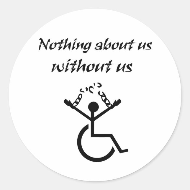 Sticker Rond Rien De Nous Sans Nous ! (Devant)